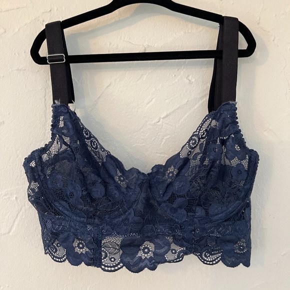 LONELY Cyd Busier Lace Underwire Mid-Line Bra - Picture 5 of 10